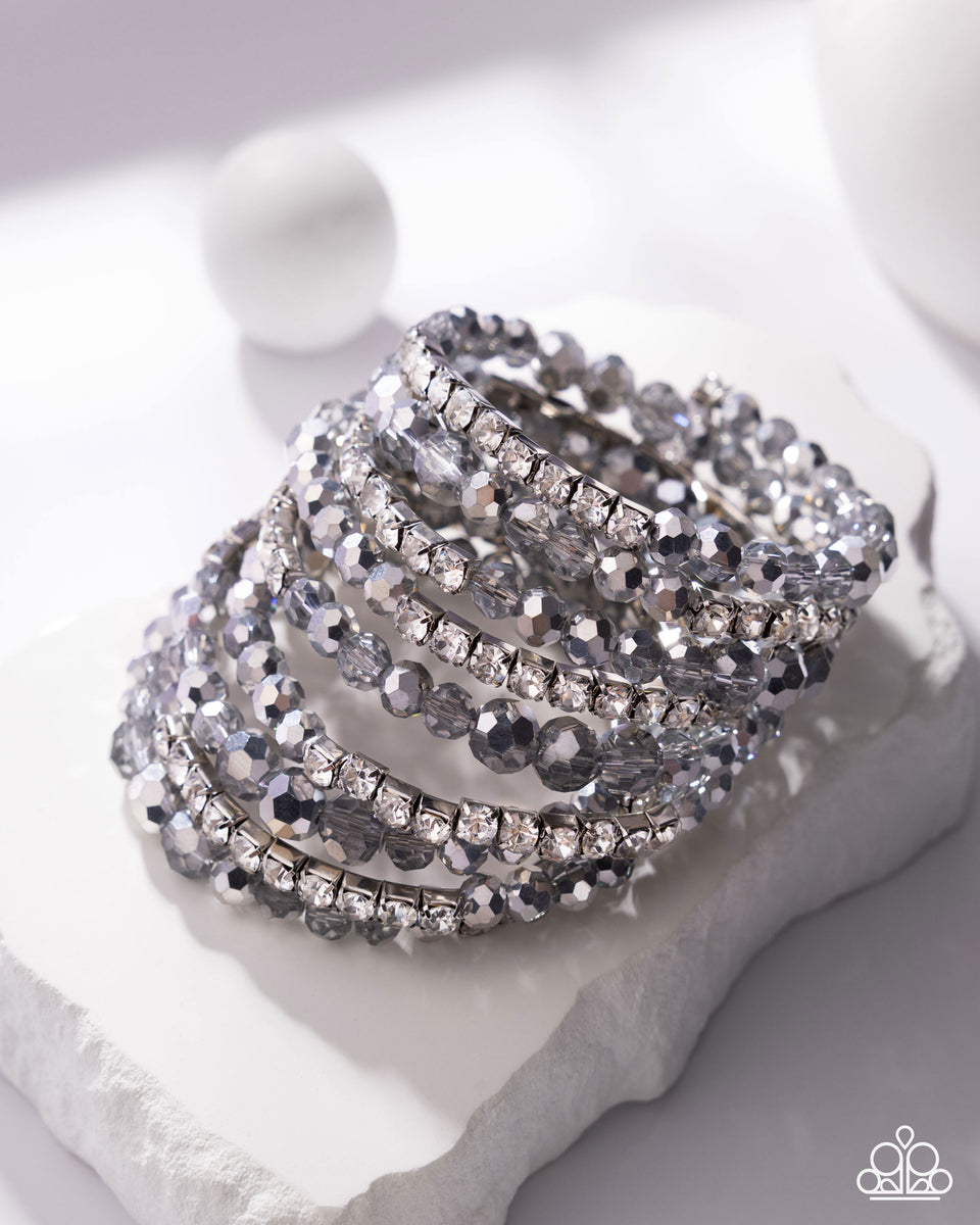 Ready for More - Zi Collection Silver Coil Bracelet - Empire