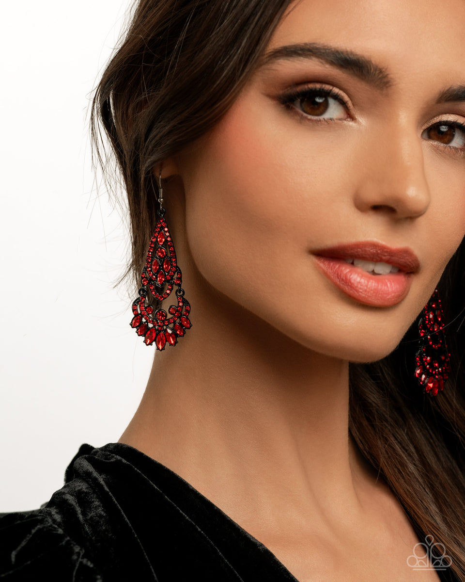 fitted lace wedding dress Green Earrings | Statement Earrings main image 0