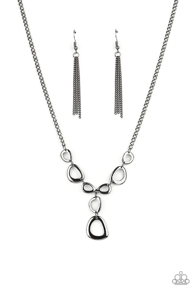 Black 2024 gunmetal necklace