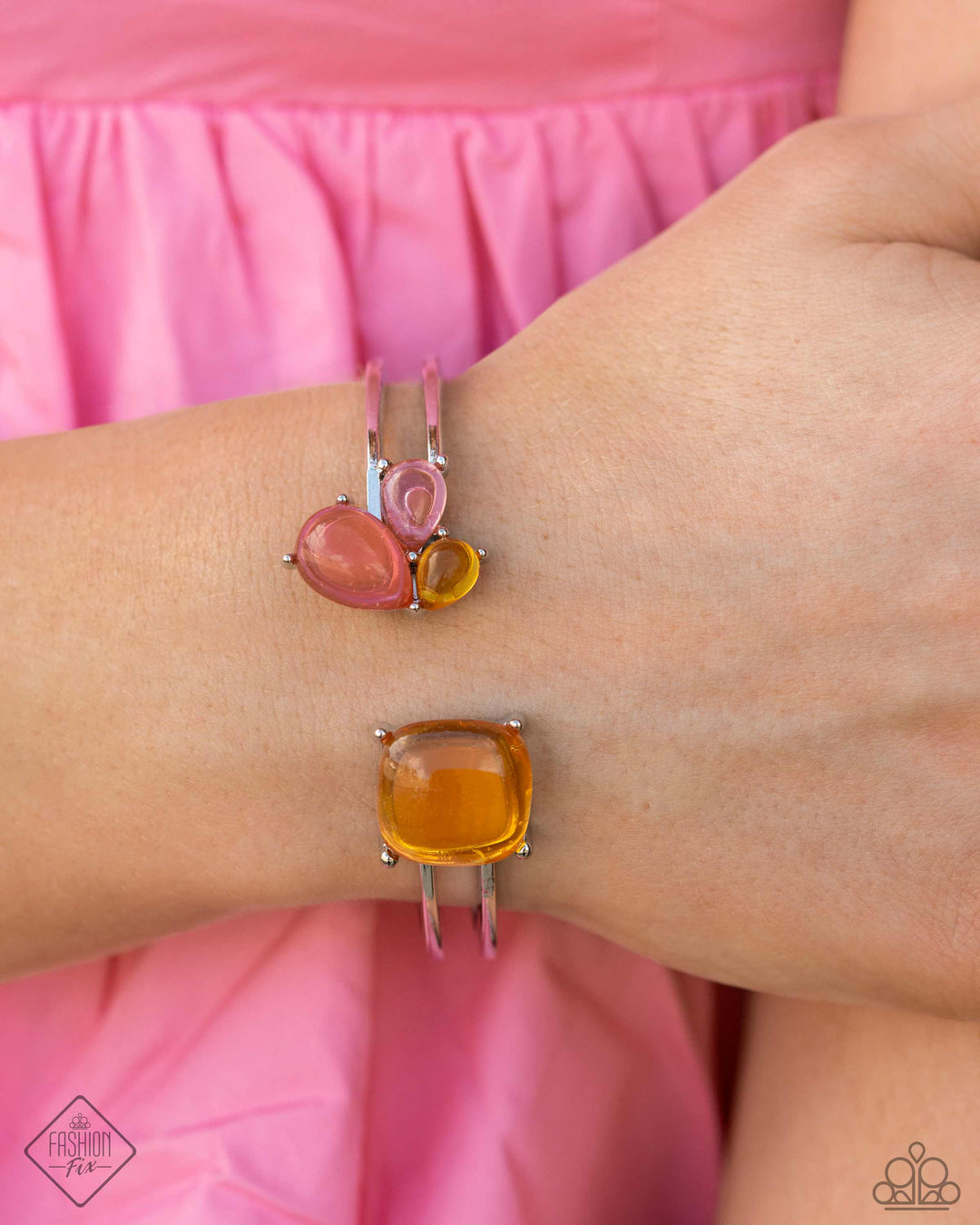 Kendra Scott outlet Tangerine Iridescent Gold Andy Bracelet