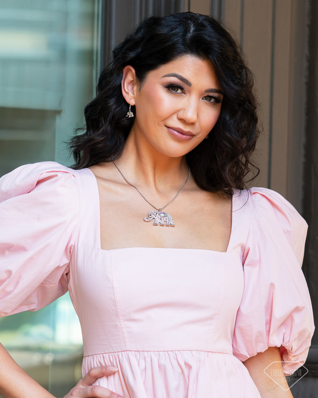 Unforgettable Shimmer - Multi Iridescent Rhinestone Elephant