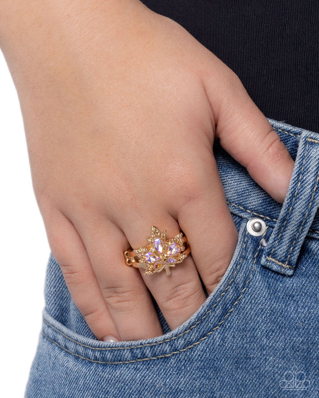 Multi Paparazzi Accessories Paparazzi Flauntable Flutter Ring