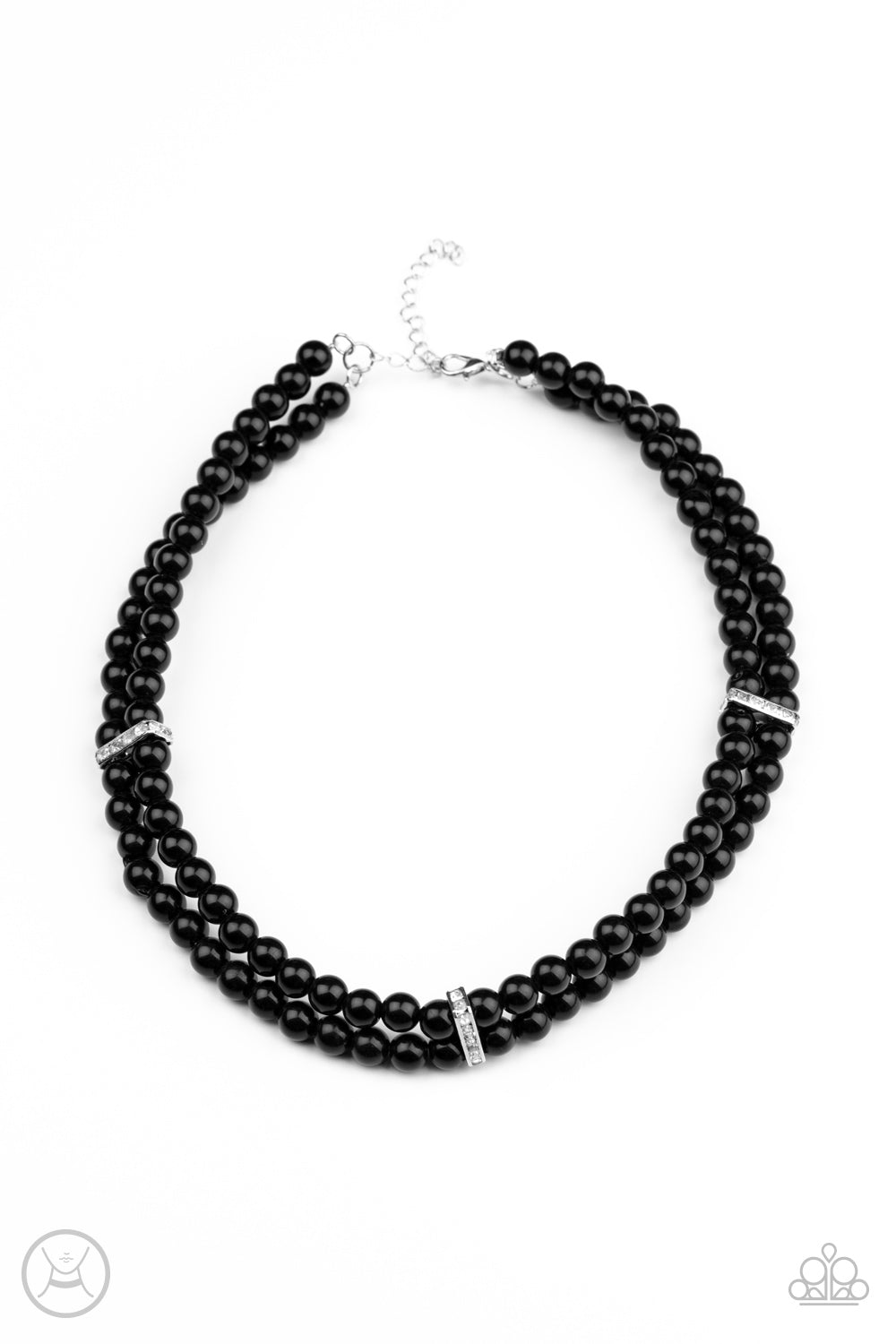 Put On Your Party Dress - Black Bead Silver Accent Necklace - Paparazz –  Sugar Bee Bling