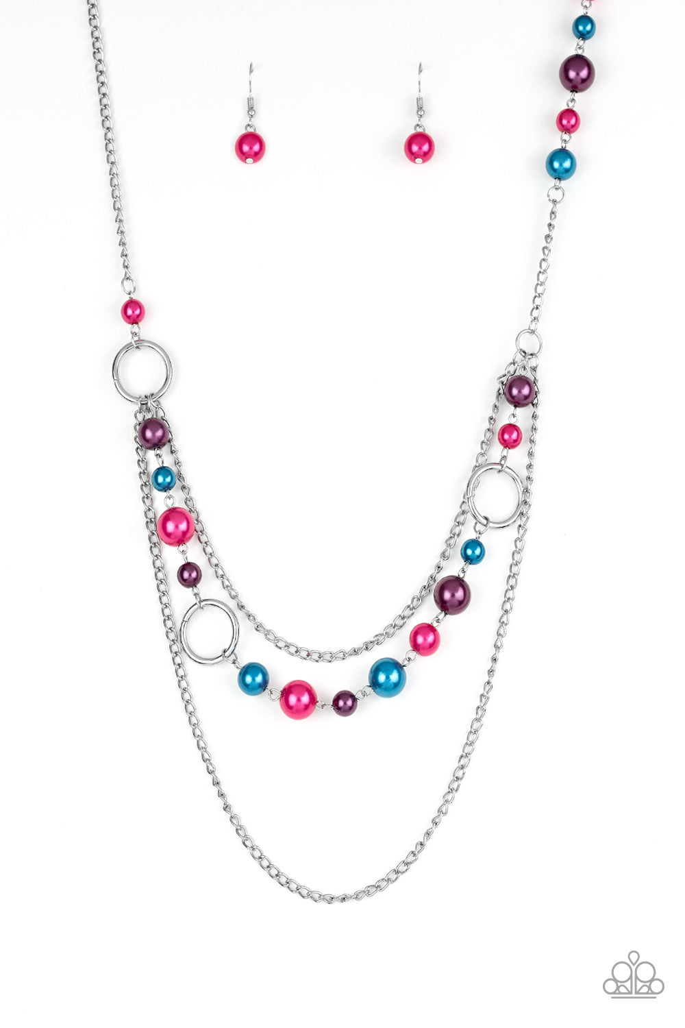 strapless open back dress Party Dress Princess - Multi Pink Blue Purple Bead Silver Layered Neck –  Sugar Bee Bling