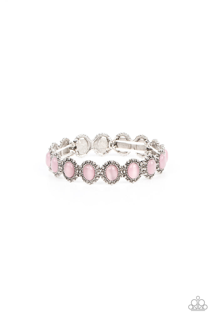 Paparazzi pink shop moonstone bracelet