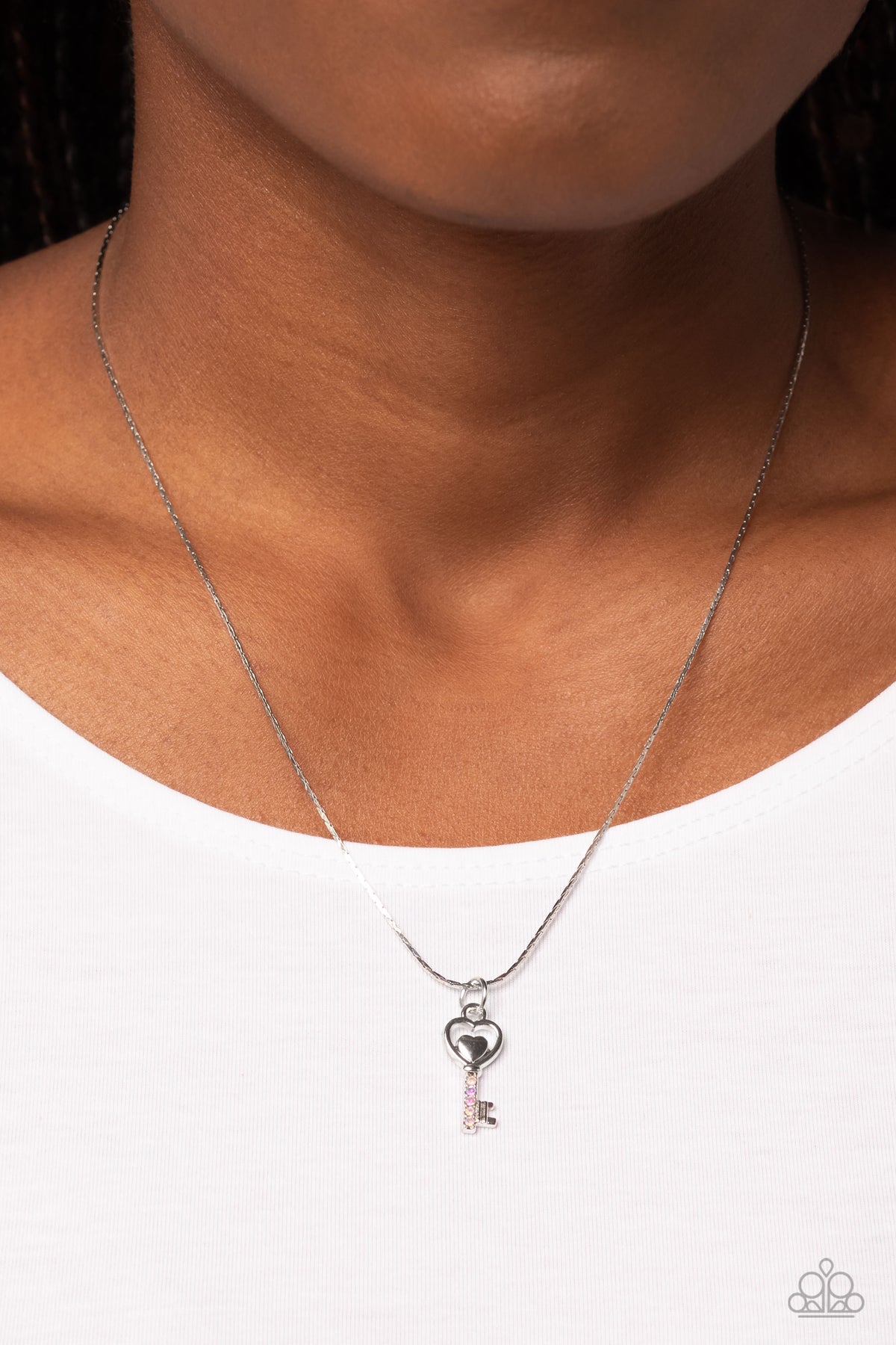 Crystal Lock & Key Necklace – Love Stylize
