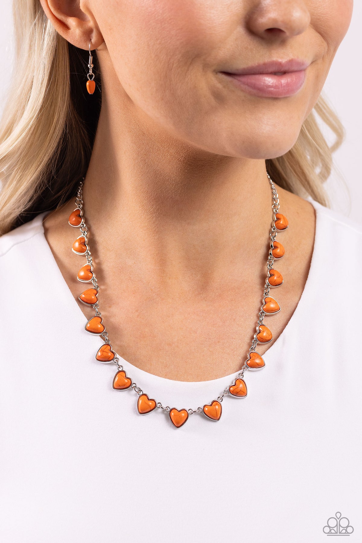 Paparazzi hot sale orange necklace