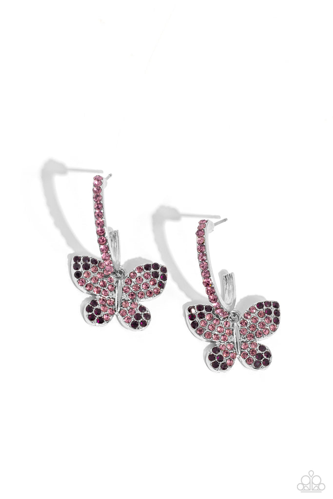 Mini 2.0 Butterfly Diamond Hanging Earrings | Hanging earrings, Earrings, Diamond  butterfly earring