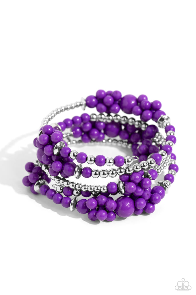 Paparazzi West Coast Wanderer Purple Bracelet – diannesjewelryshop