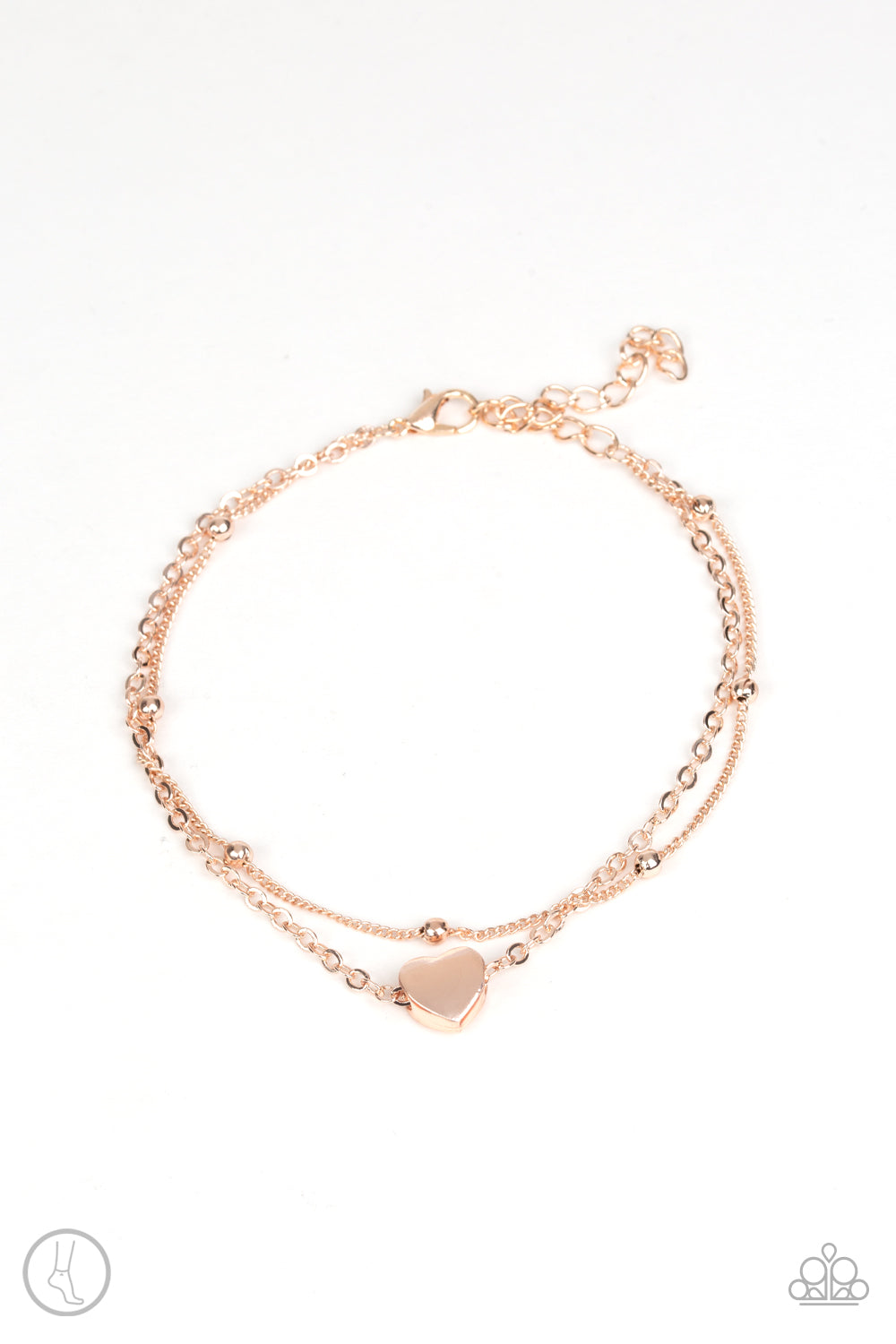 Heart Charm Anklet