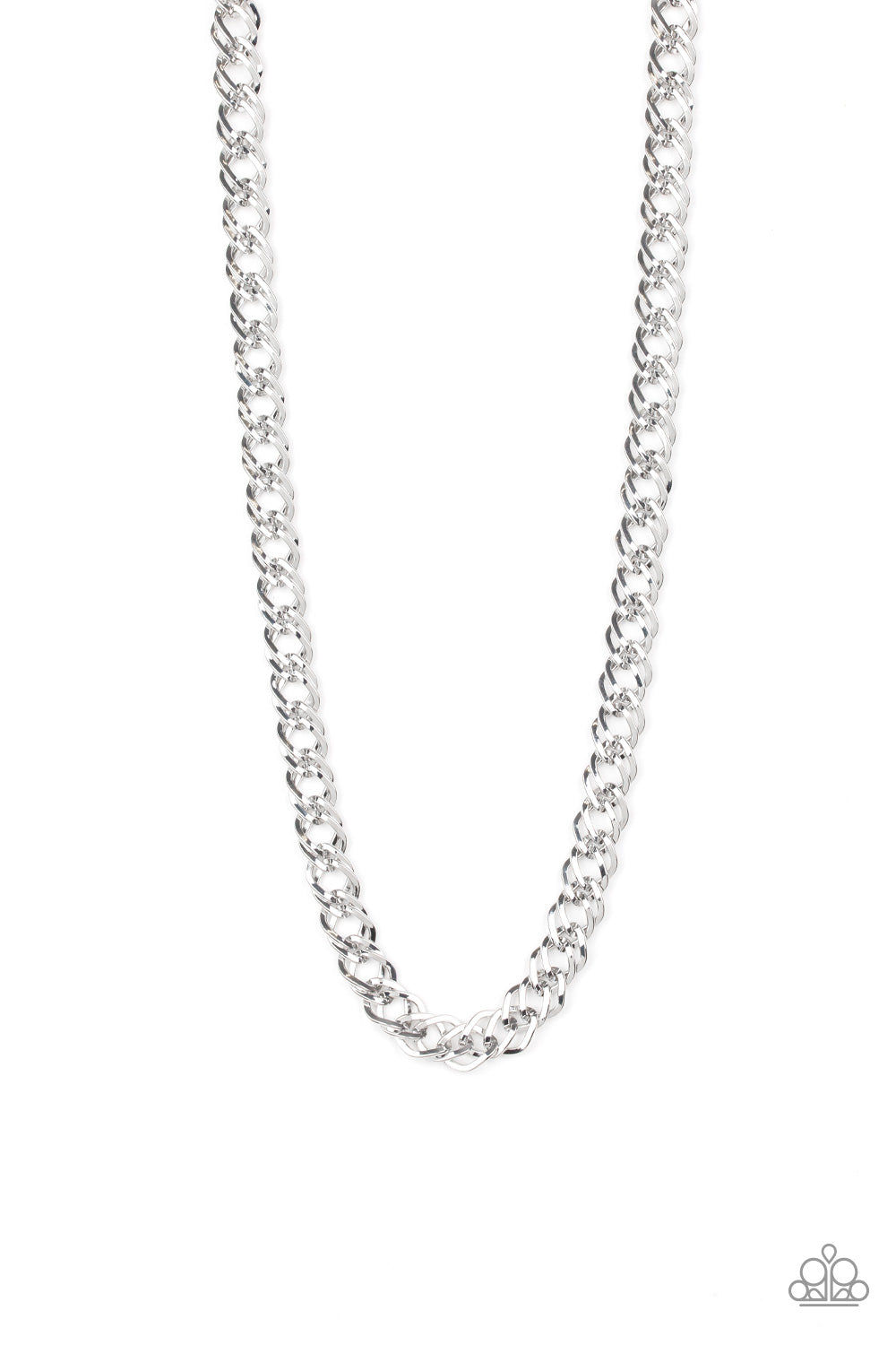 Undefeated Paparazzi Silver Chain Men's Necklace – Sugar Bee